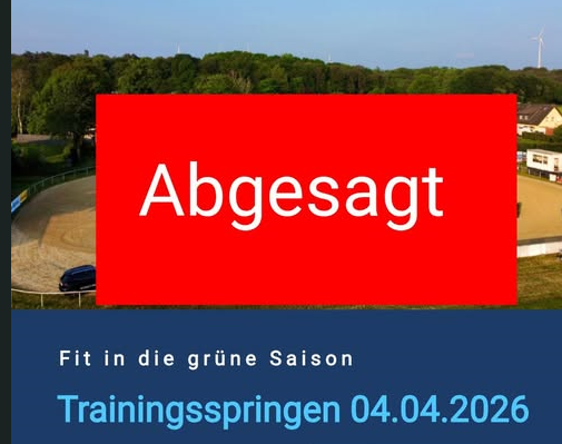 Absage Trainingsspringen